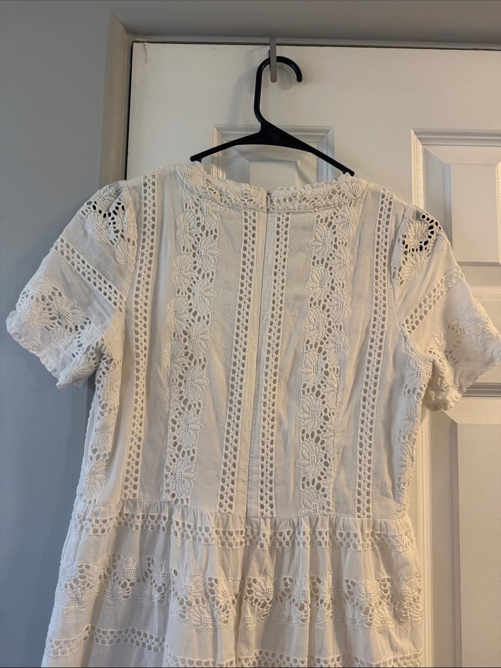 Roolee White Lace Midi Dress - Picture 7 of 8